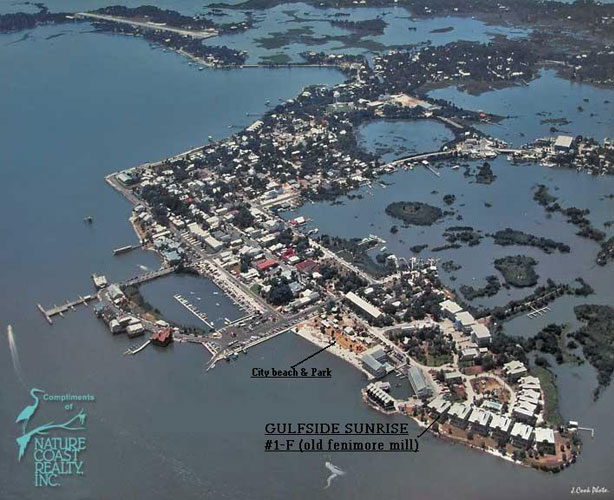 Aerial Photo of Cedar Key